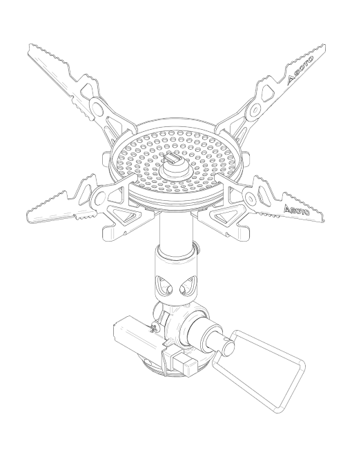SOD-311 MICRO REGULATOR STOVE WIND MASTER