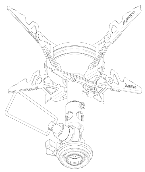 SOD-311 MICRO REGULATOR STOVE WIND MASTER