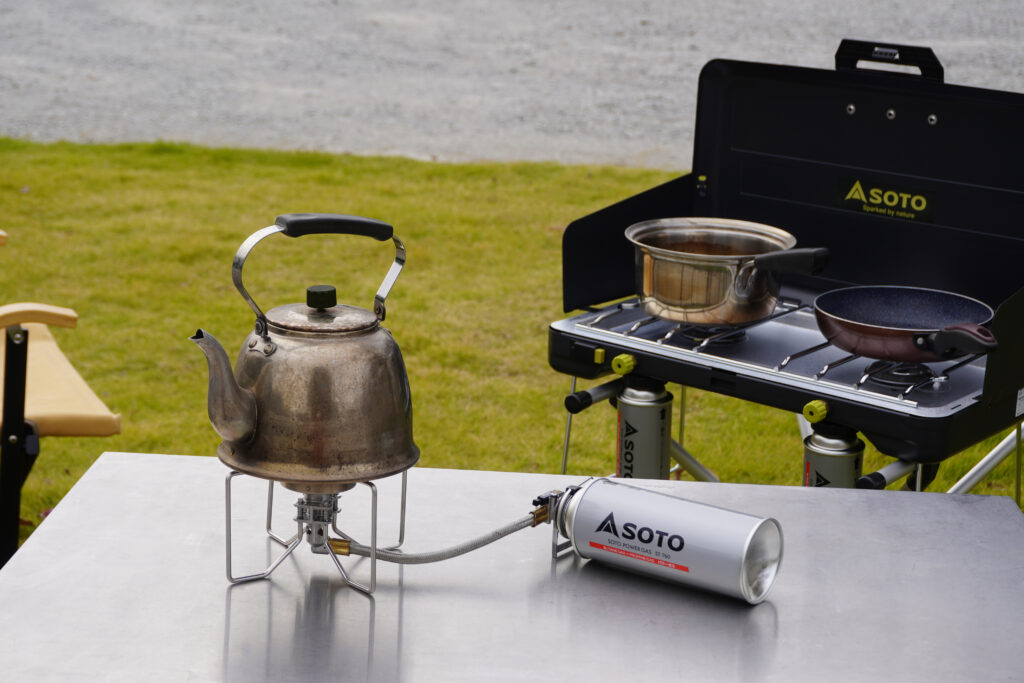 SOTO StormBreaker シングルバーナーコンロ、ボトル2本 SOTO StormBreaker シングルバーナーコンロ、ボトル2本 Soto