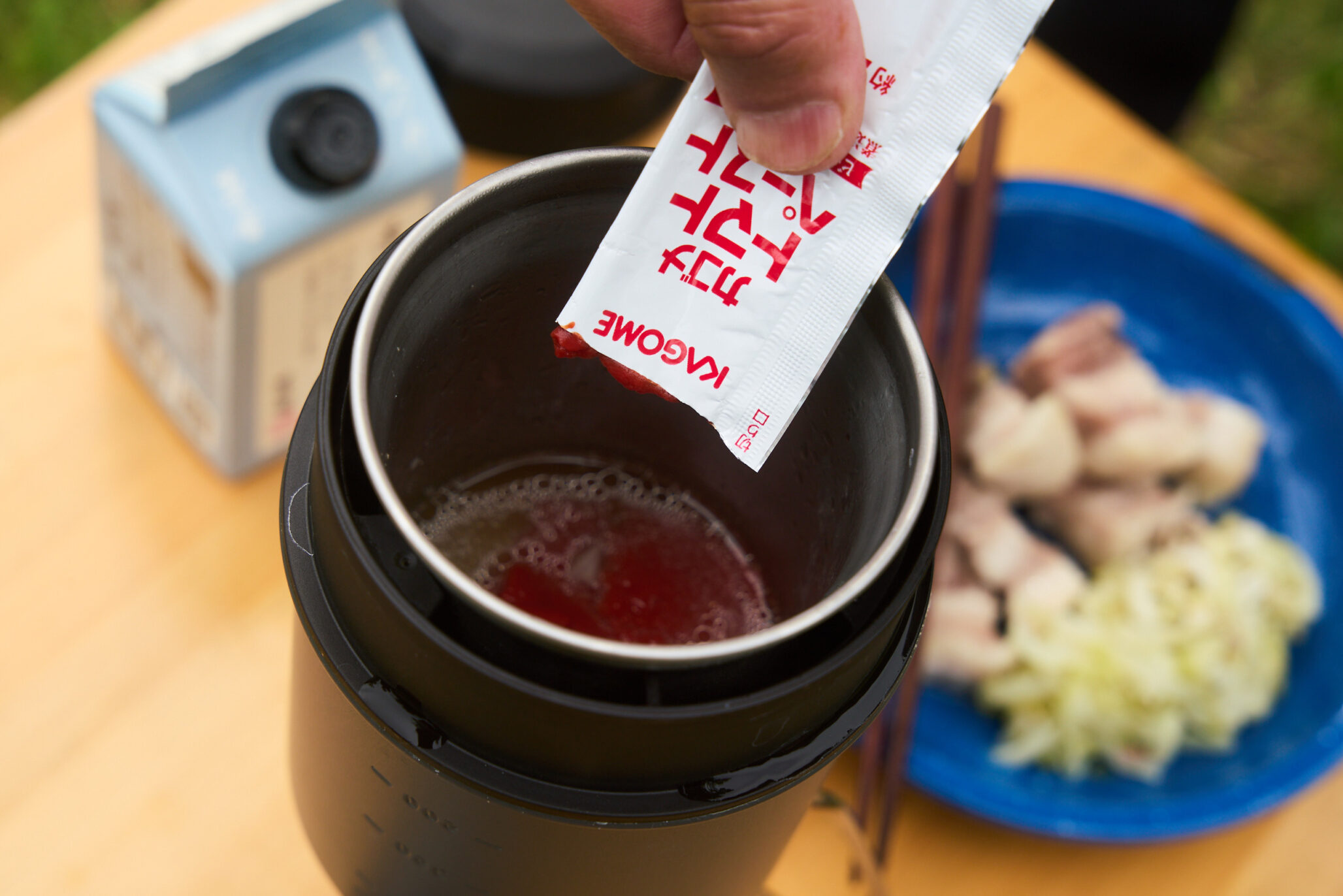 豚バラとキャベツの蒸し焼き