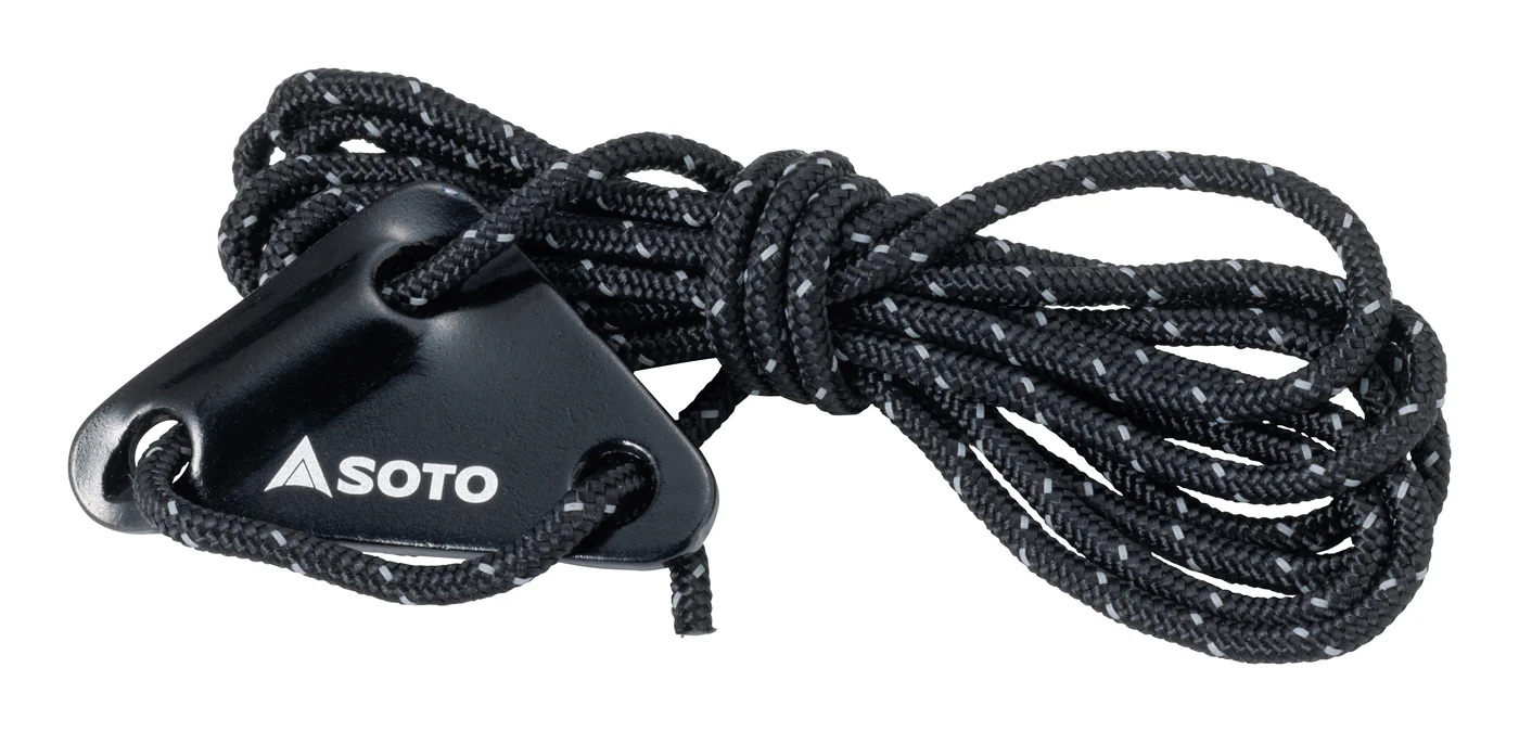ガイロープ1.5m（自在金具ブラック付） ST-8103 - SOTO｜ソト