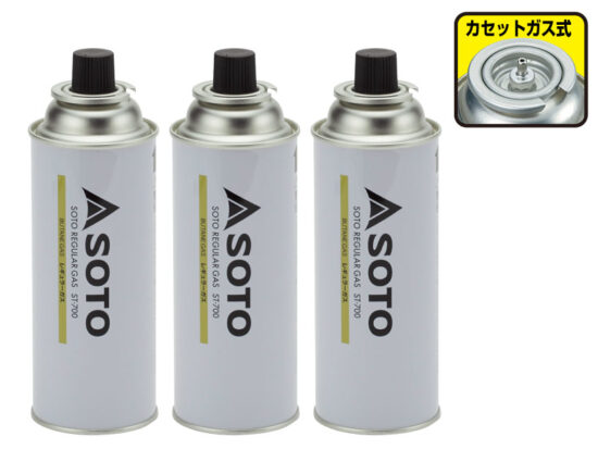 SOTOレギュラーガス 3本パック ST-7001 - SOTO｜ソト