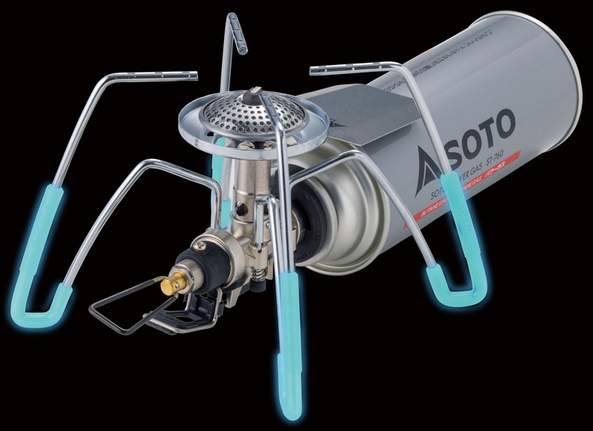 レギュレーターストーブ専用アシストグリップ ルミナスブルー ST