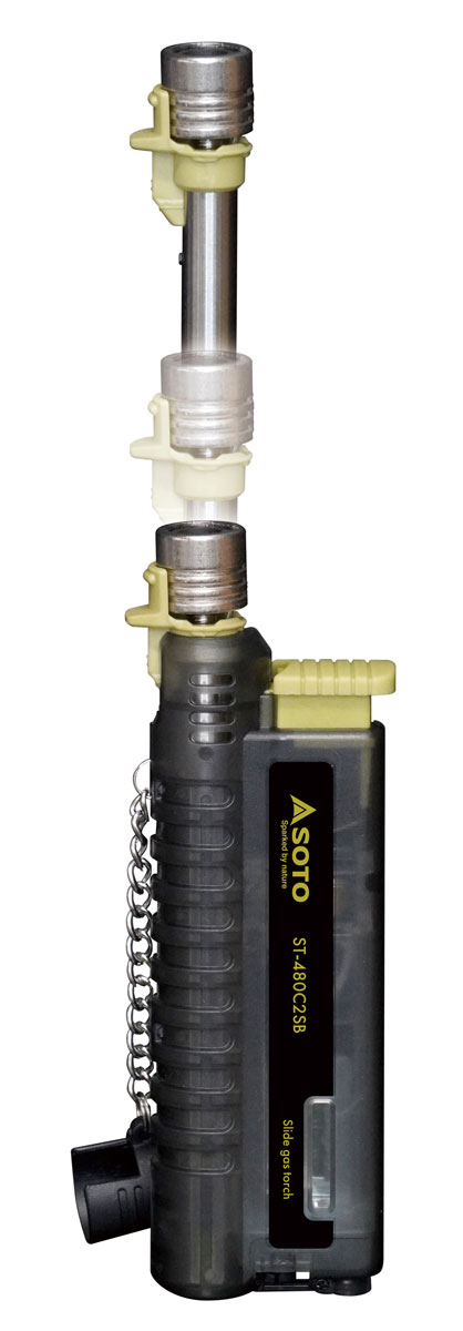 スライドガストーチ スケルトンブラック ST-480C2SB - SOTO｜ソト